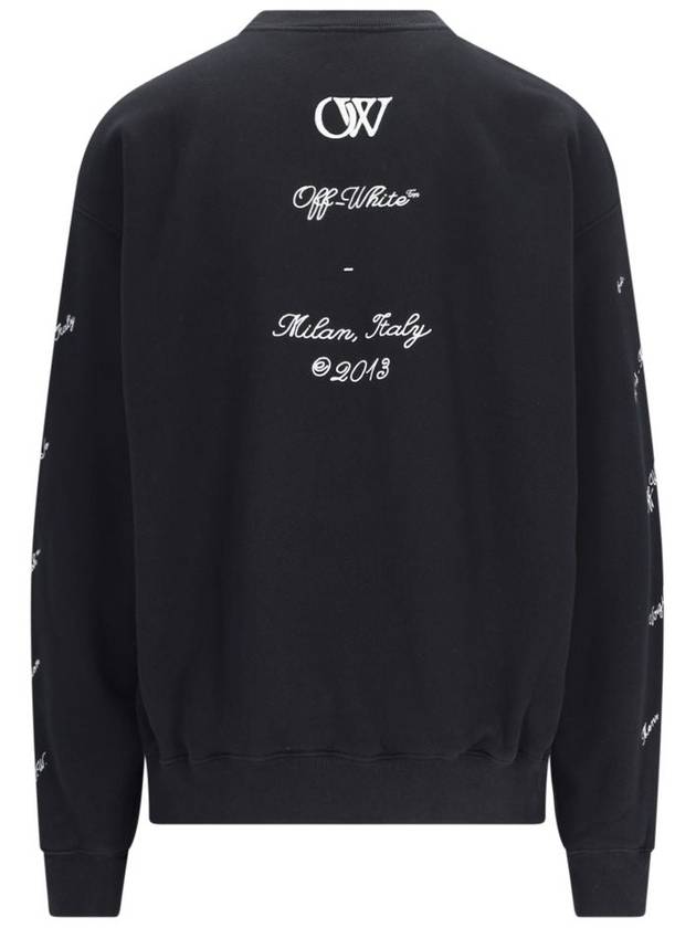 Hooded Sweatshirt OMBA054S24FLE009 1001 - OFF WHITE - BALAAN 3