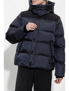 Detachable Sleeve Hooded Padding Navy - BURBERRY - BALAAN 3