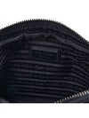 Re-Nylon Saffiano Leather Shoulder Bag Black - PRADA - BALAAN 10