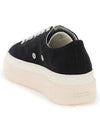 Austin Logo Print Platform Low Top Sneakers Black - ISABEL MARANT - BALAAN 4