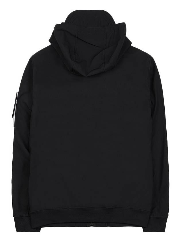 Soft Shell RE Dye Technology Hooded Jacket Black - STONE ISLAND - BALAAN 3