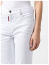 Crop Wide Jeans White - DSQUARED2 - BALAAN 8