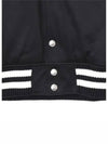 Cotton Satin Teddy Jacket Black - MAISON KITSUNE - BALAAN 7