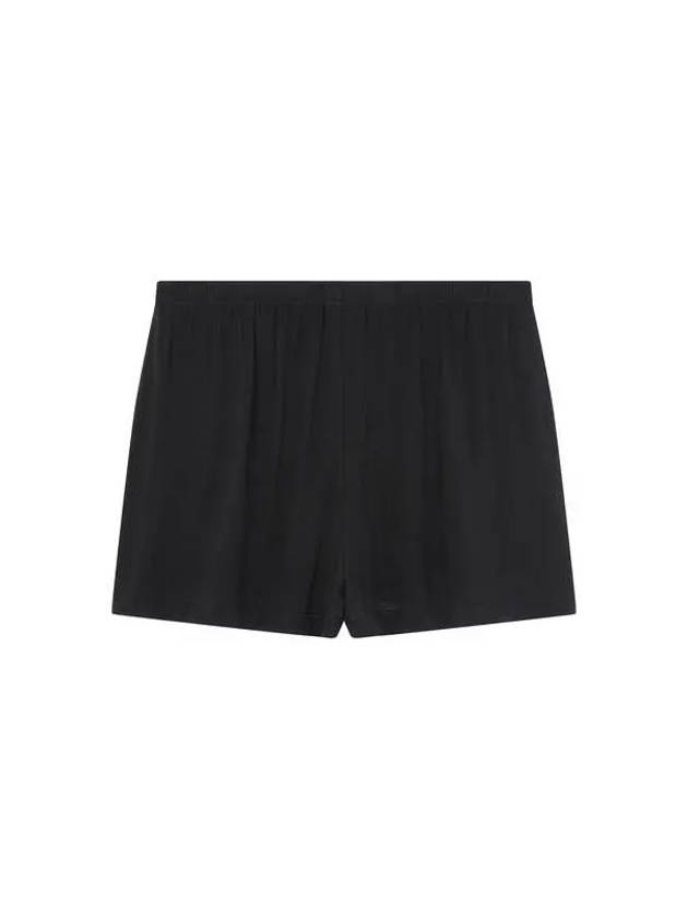 UNDERWEAR Women's Stretch Viscose Lounge Shorts Black 271074 - EMPORIO ARMANI - BALAAN 1