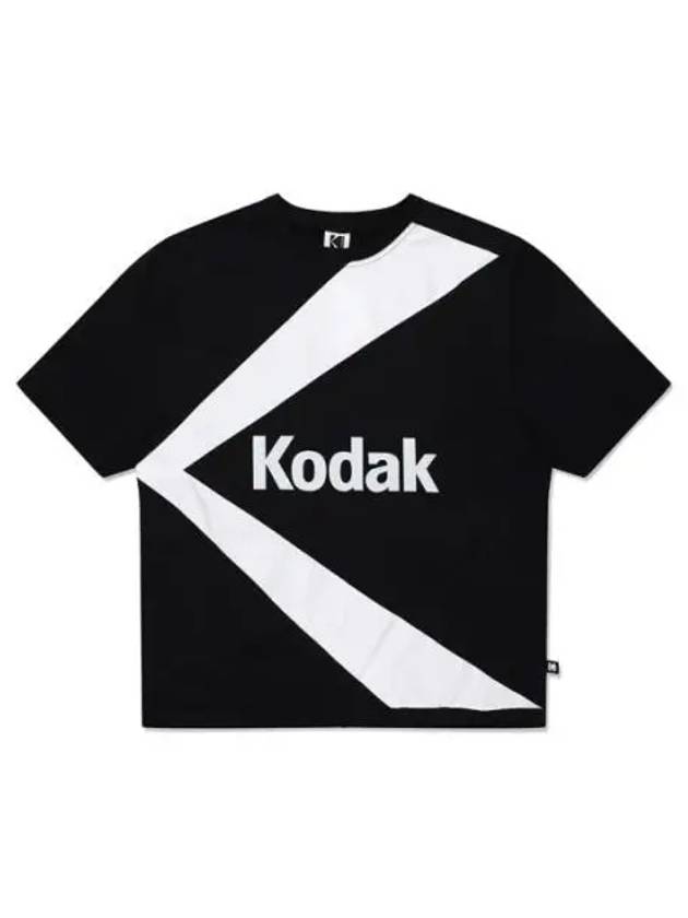 KODAK Apparel K Stan Neck Woven Short Sleeve Sweatshirt BLACK - KODO - BALAAN 1