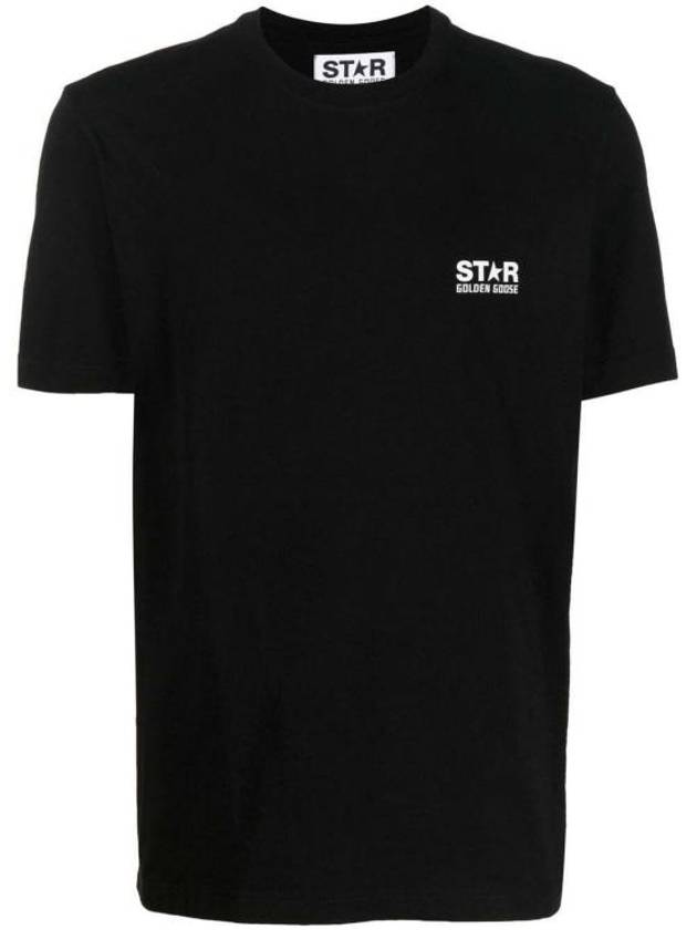 Star Collection Logo Short Sleeve T-Shirt Black - GOLDEN GOOSE - BALAAN 5