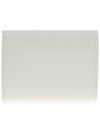 Logo Tri-Fold Leather Half Wallet White - JIL SANDER - BALAAN 4