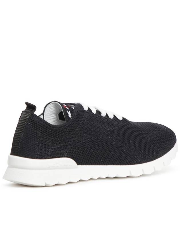 Fit Knit Low Top Sneakers Black - KITON - BALAAN 4