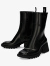 Betty Chunky Sole Rain Boots Black - CHLOE - BALAAN 3