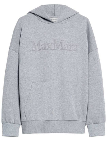 Women's Saoore Logo Hoodie Grey - S MAX MARA - BALAAN 2