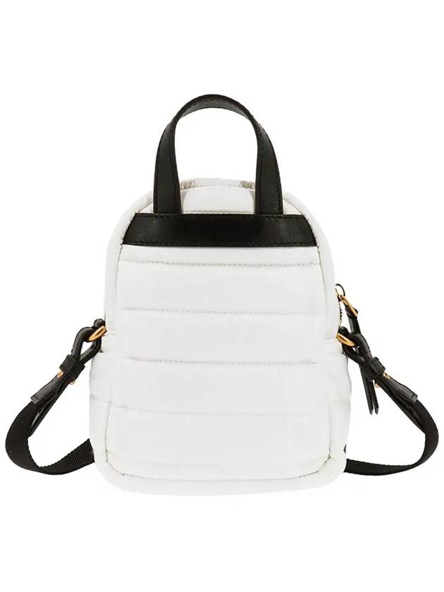 KILIA Logo Patch Padded Backpack Cross Bag White 5L000 05 M2176 034 - MONCLER - BALAAN 2