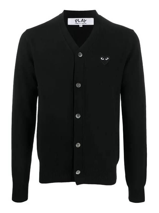 Comme des Garçons Black Wappen Black Men's Cardigan AZ N024 051 1 - GOLDEN GOOSE - BALAAN 1