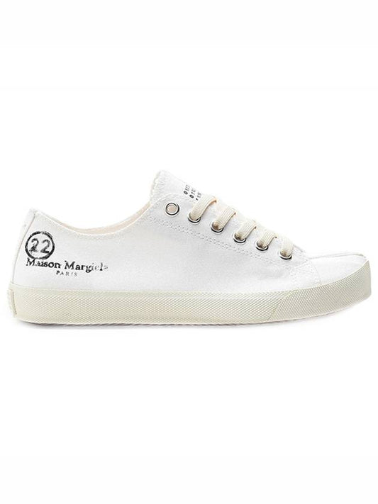 Women's Painting Stitch Tabi Sneakers White - MAISON MARGIELA - BALAAN.