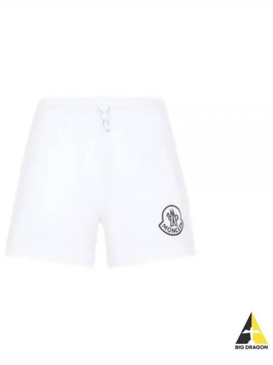 8H00020 89A0X 033 Logo Short Pants - MONCLER - BALAAN 1