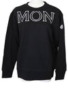 Women's Logo Patch Cotton Fleece Sweatshirt Black - MONCLER - BALAAN 2