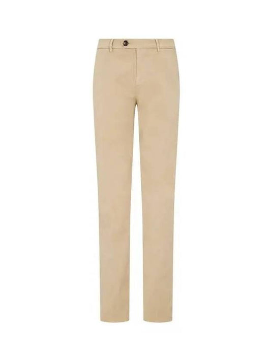 City Village 8th Anniversary 10 e Point 9 8 Men s Italian Fit Twill Pants Beige 271896 - BRUNELLO CUCINELLI - BALAAN 1