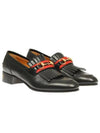 Men's Horsebit Leather Loafers Black - GUCCI - BALAAN 2