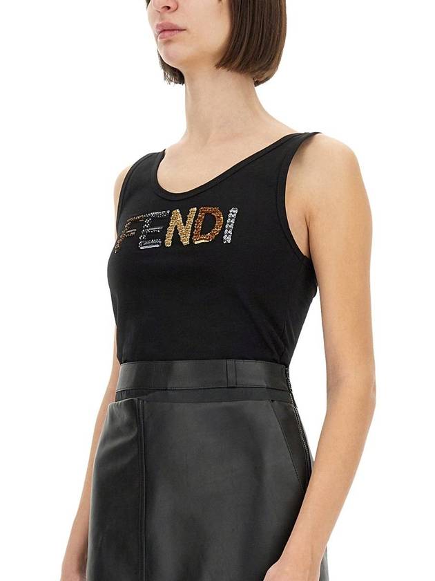 Fendi Tops With Logo - FENDI - BALAAN 4