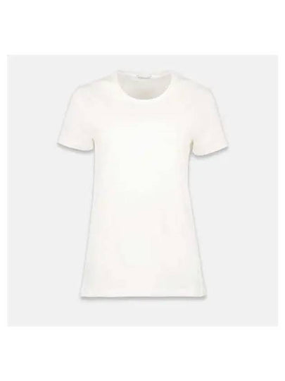 Logo Patch Jersey Cotton Short Sleeve T-Shirt Off White - MONCLER - BALAAN 2