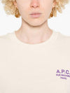 Rue Madame Cotton Sweatshirt Beige - A.P.C. - BALAAN 6