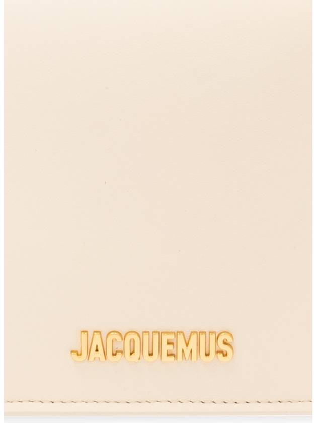 Round Square Logo Clutch Bag Ivory - JACQUEMUS - BALAAN 7