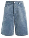 Denim Bermuda Shorts Blue - DIOR - BALAAN 2