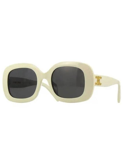 Eyewear Triomphe 10 Acetate Sunglasses White - CELINE - BALAAN 2