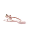 Ribbon Rockstud Flip Flops Water Rose - VALENTINO - BALAAN 4