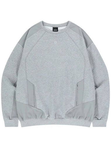 OG shield pocket sweatshirt melange gray - OFFGRID - BALAAN 1