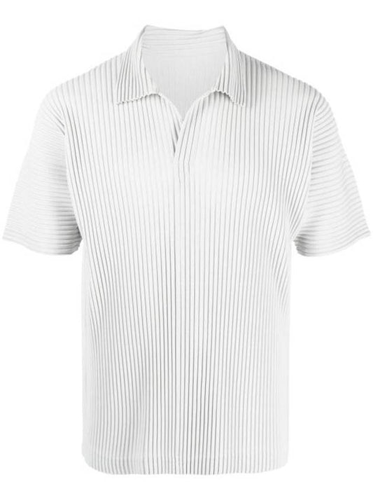 24SS Homme Plissé Issey Miyake Polo T-Shirt HP47JM430 11 - ISSEY MIYAKE - BALAAN 1