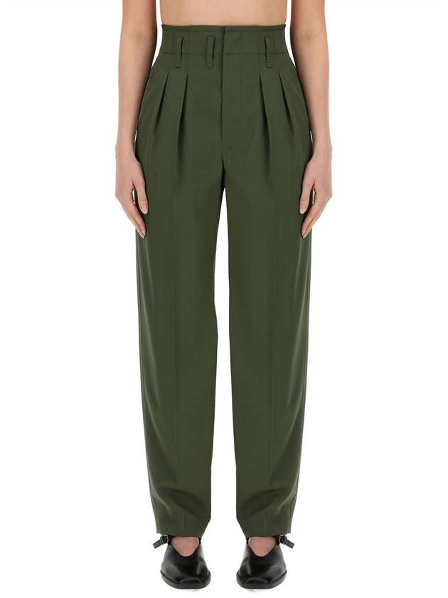 Straight Pants Pant PA1084 LF1210 GR627 GREEN GREEN - LEMAIRE - BALAAN 2