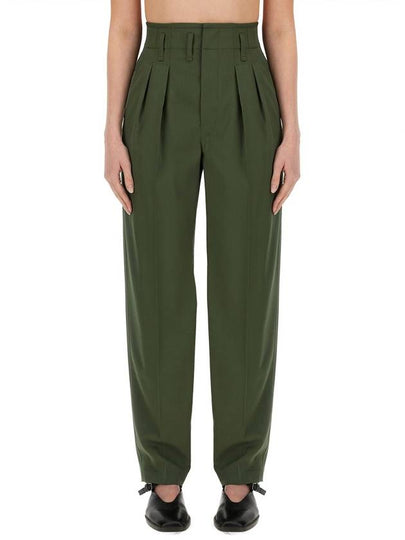 Straight Pants Pant PA1084 LF1210 GR627 GREEN GREEN - LEMAIRE - BALAAN 2