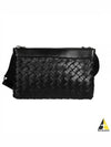 Classic Duo Shoulder Bag Black - BOTTEGA VENETA - BALAAN 2