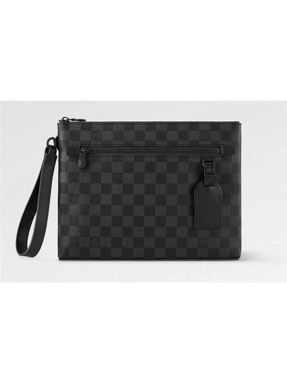 Takeoff Damier Pouch Bag Grey - LOUIS VUITTON - BALAAN 2