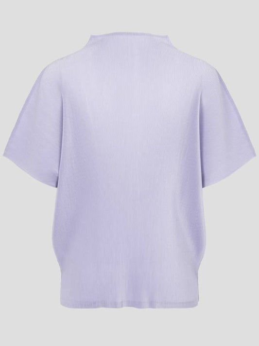 Pleats Please July Loose Fit Mist Top Light Blue Sky - ISSEY MIYAKE - BALAAN 2