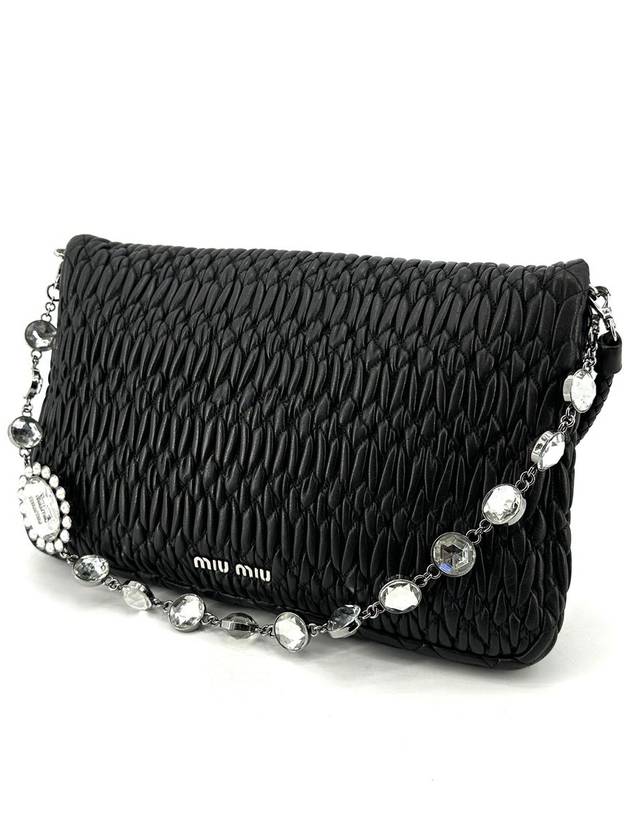 Nappa crystal chain shoulder bag 5BD169 - MIU MIU - BALAAN 5