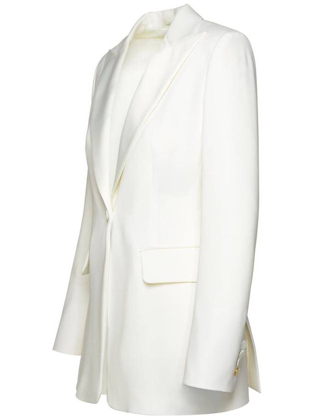 Max Mara 'Plinio' White Acetate Blend Jacket - MAX MARA - BALAAN 2