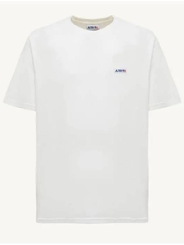 24SS Men's Logo Patch Short Sleeve TShirt - AUTRY - BALAAN 1