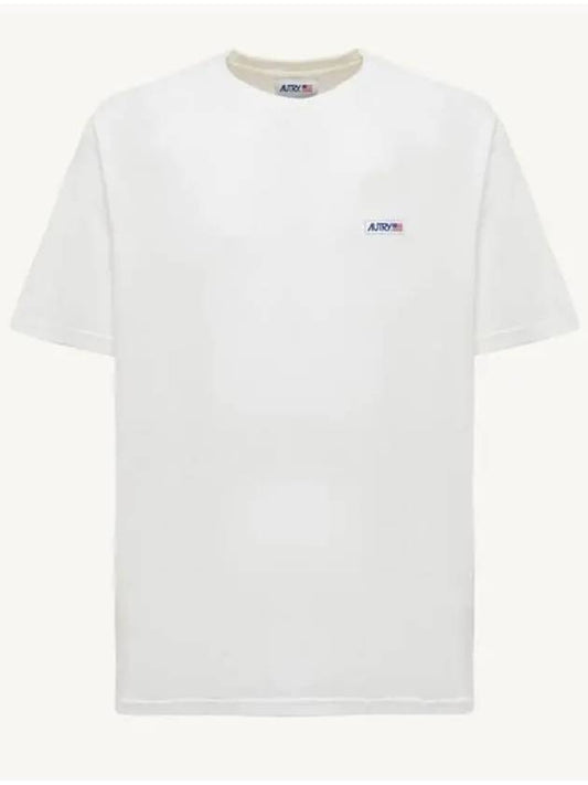 24SS Men's Logo Patch Short Sleeve TShirt - AUTRY - BALAAN 1