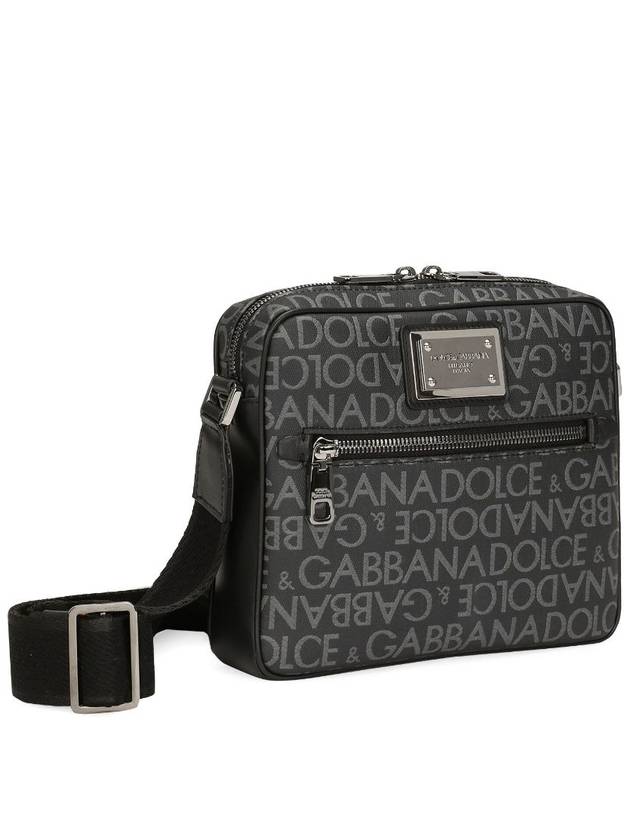 logo print jacquard zipper shoulder bag BM1622AJ705 - DOLCE&GABBANA - BALAAN 6