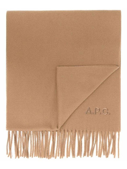 Ambroise Embroidered Muffler Camel - A.P.C. - BALAAN 2