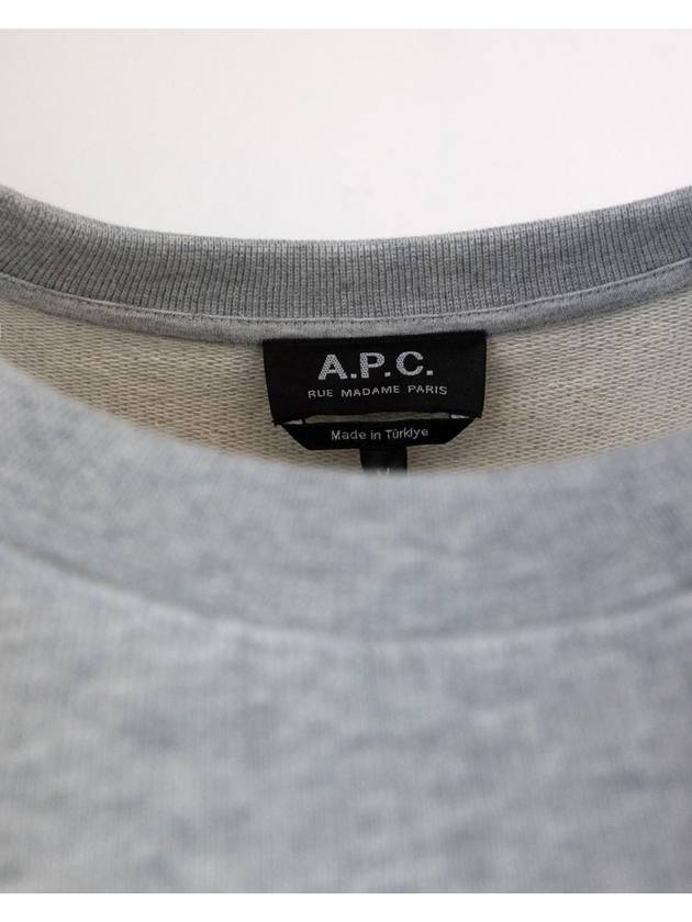 VPC Logo Crew Neck Sweatshirt Grey - A.P.C. - BALAAN 4