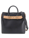 Medium Triple Stud Tote Bag Black - BURBERRY - BALAAN 2