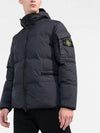 Men's Wappen Patch Crinkle Wraps Padding Navy - STONE ISLAND - BALAAN 4