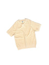 Men's Waffle Raglan Short Sleeve Knit Beige I2SN01BE - IOEDLE - BALAAN 1