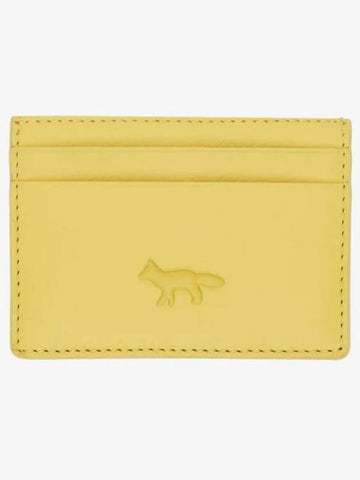 The Cloud Card Wallet Lime - MAISON KITSUNE - BALAAN 1