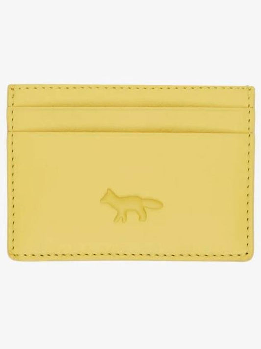 The Cloud Card Wallet Lime - MAISON KITSUNE - BALAAN 1