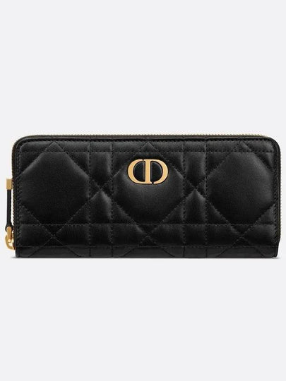 Miss Caro Voyageur Slim Long Wallet Black - DIOR - BALAAN 2