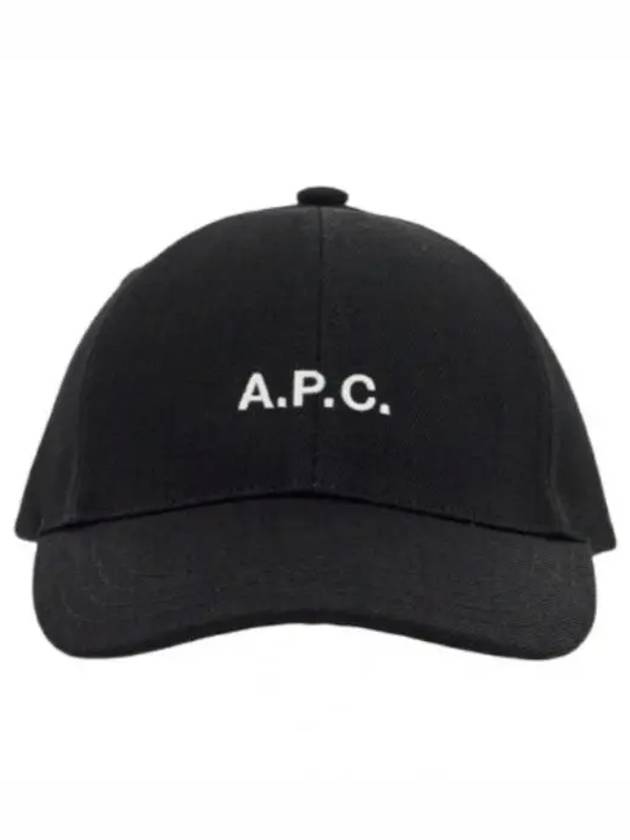 Embroidered Logo Ball Cap Black - A.P.C. - BALAAN 2