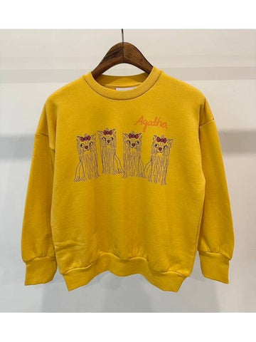 AGATHA DOGS Sweatshirt 2472011423 Yellow - MINI RODINI - BALAAN 1